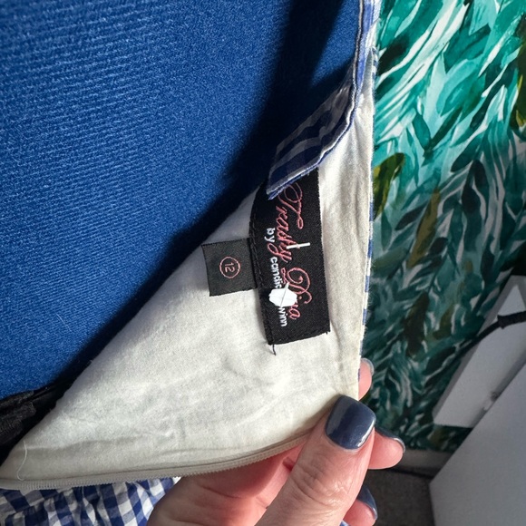 Trashy Diva Blue Gingham Hottie Dress - Picture 6 of 6